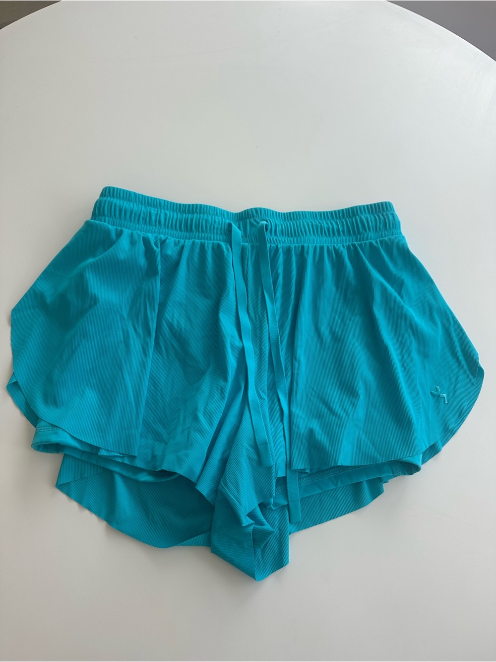 JoyLab teal butterfly shorts
